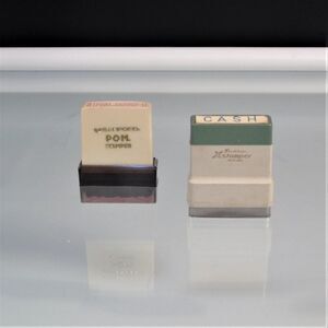 Vintage Office Stampers Cash & Rush